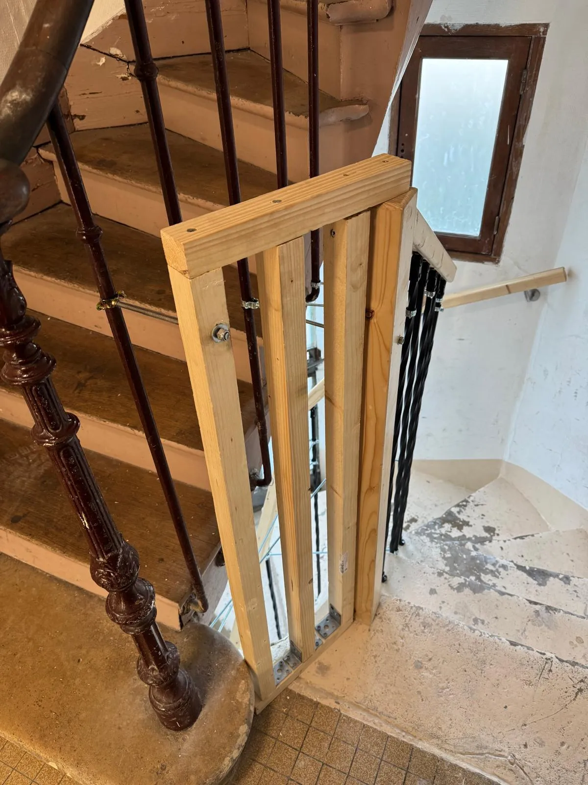 Réalisation d’un garde-corps d’escalier